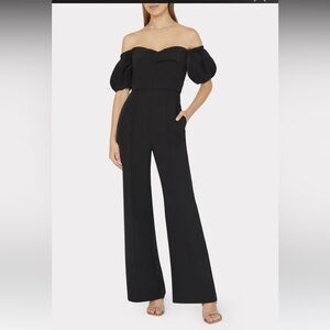 Milly Leora Cady Jumpsuit Black NWT